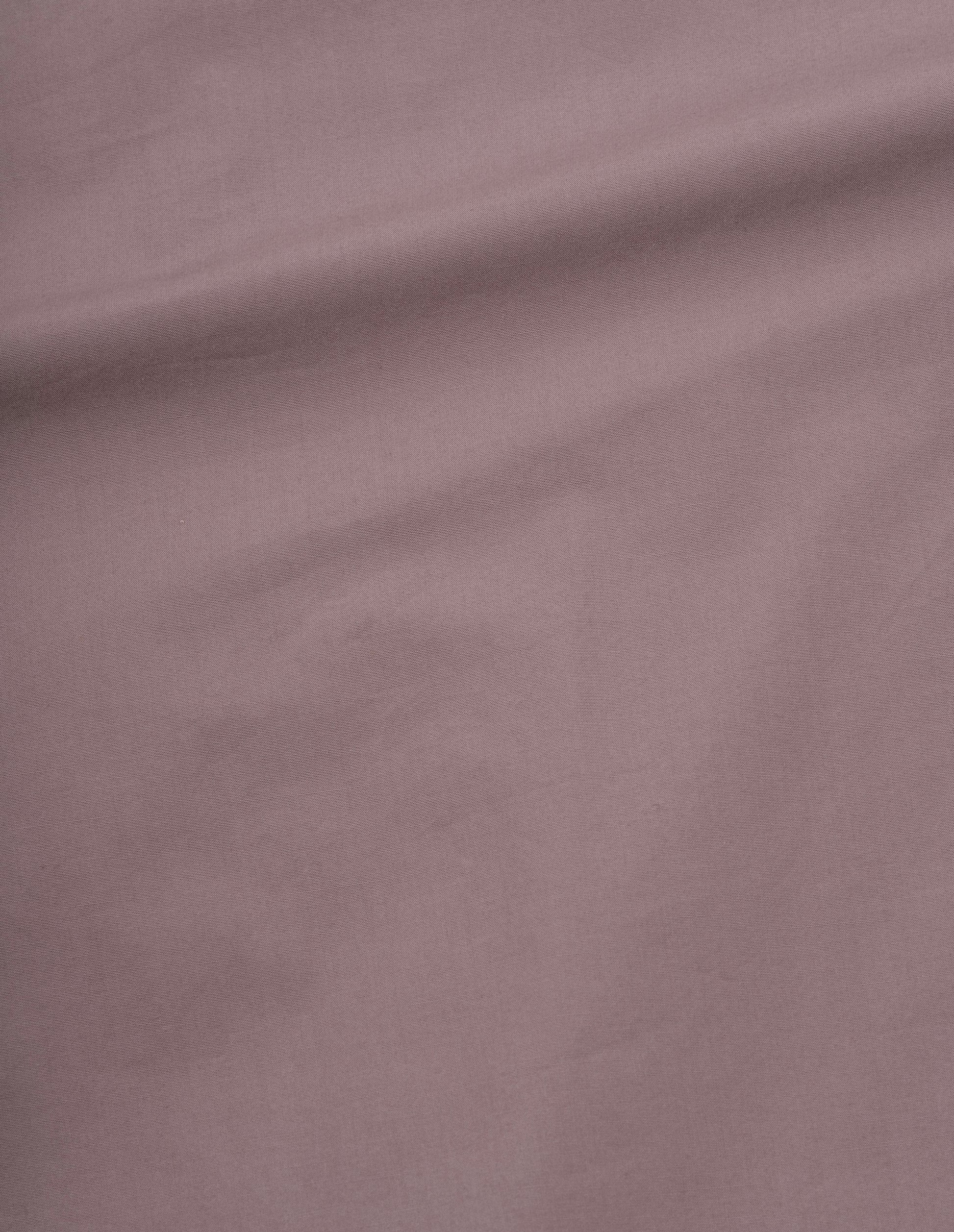 Pink washed cotton poplin shirt, fabric swatch. 