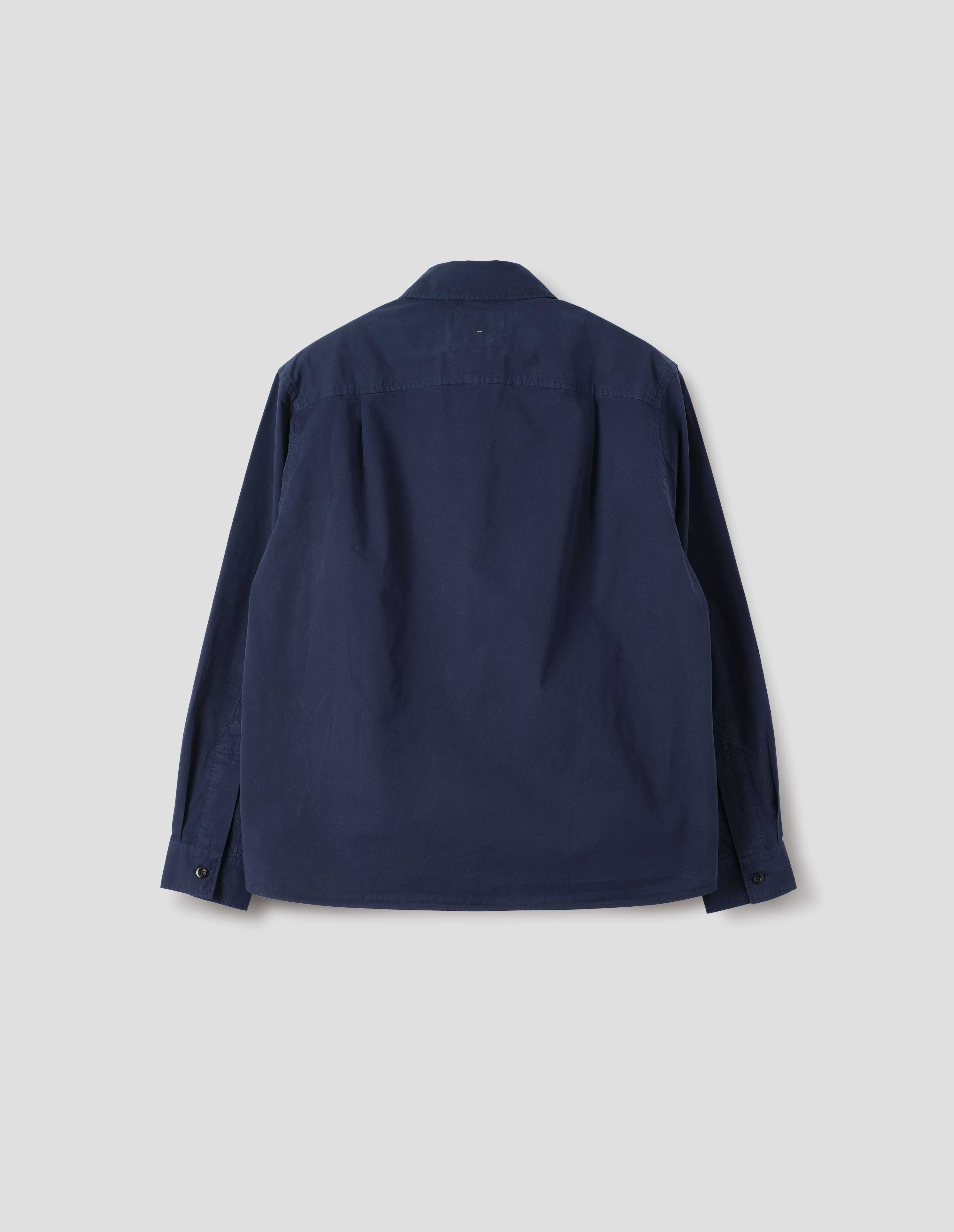 Midnight dry cotton twill Overall Shirt | MHL. by Margaret Howell