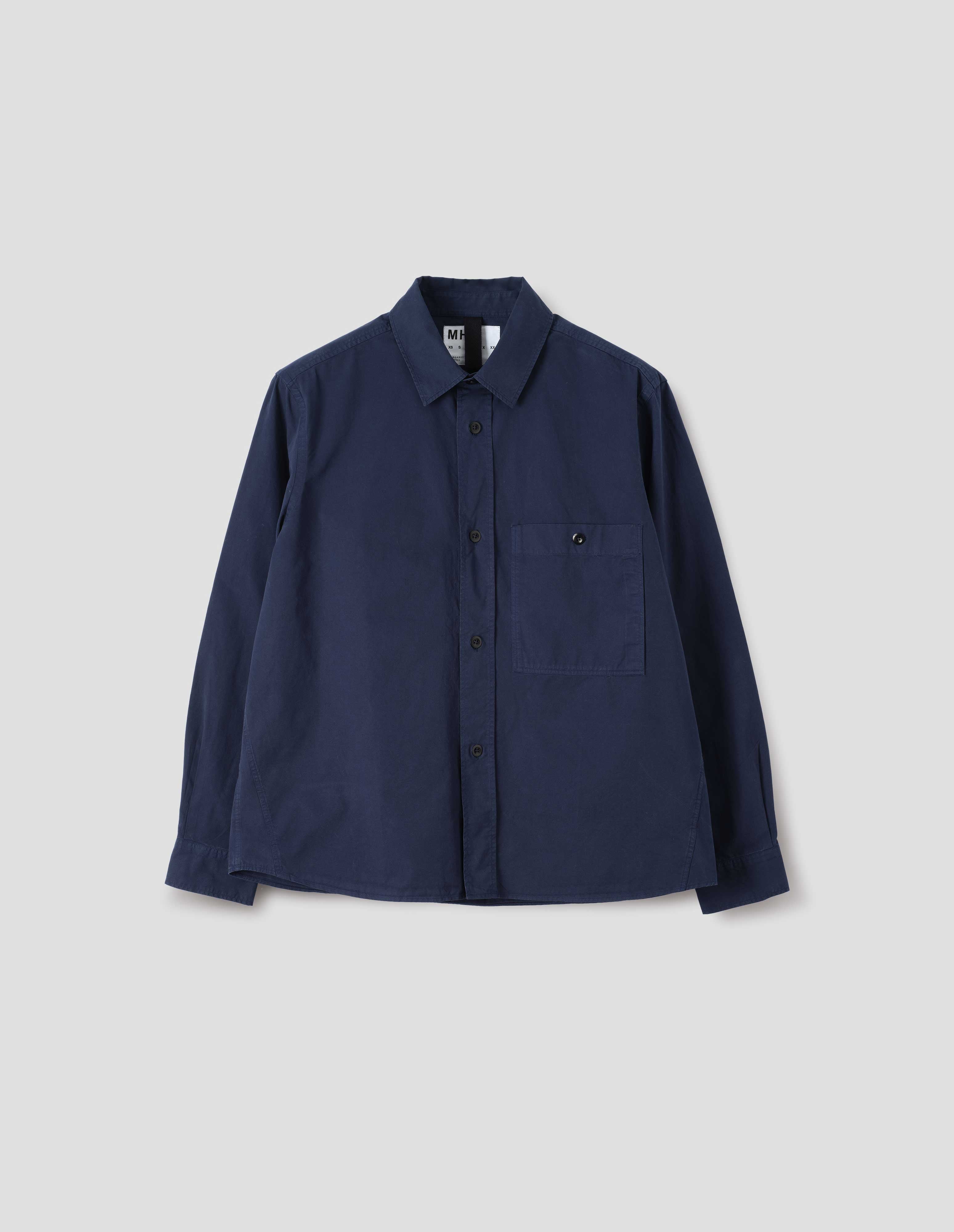 むぎさま専用　MARGARET HOWELL DRY COTTON TWILL Midnight dry cotton twill Overall Shirt | MHL. by Margaret Howell