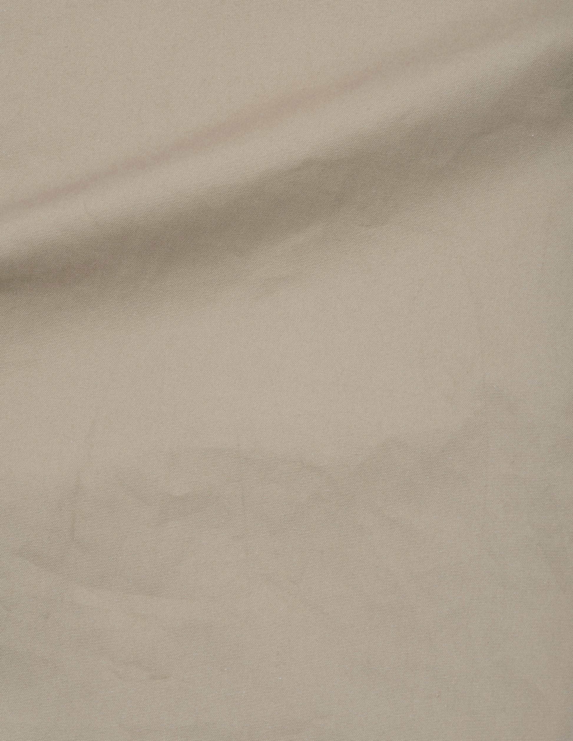 Beige dry cotton canvas mac, fabric swatch.