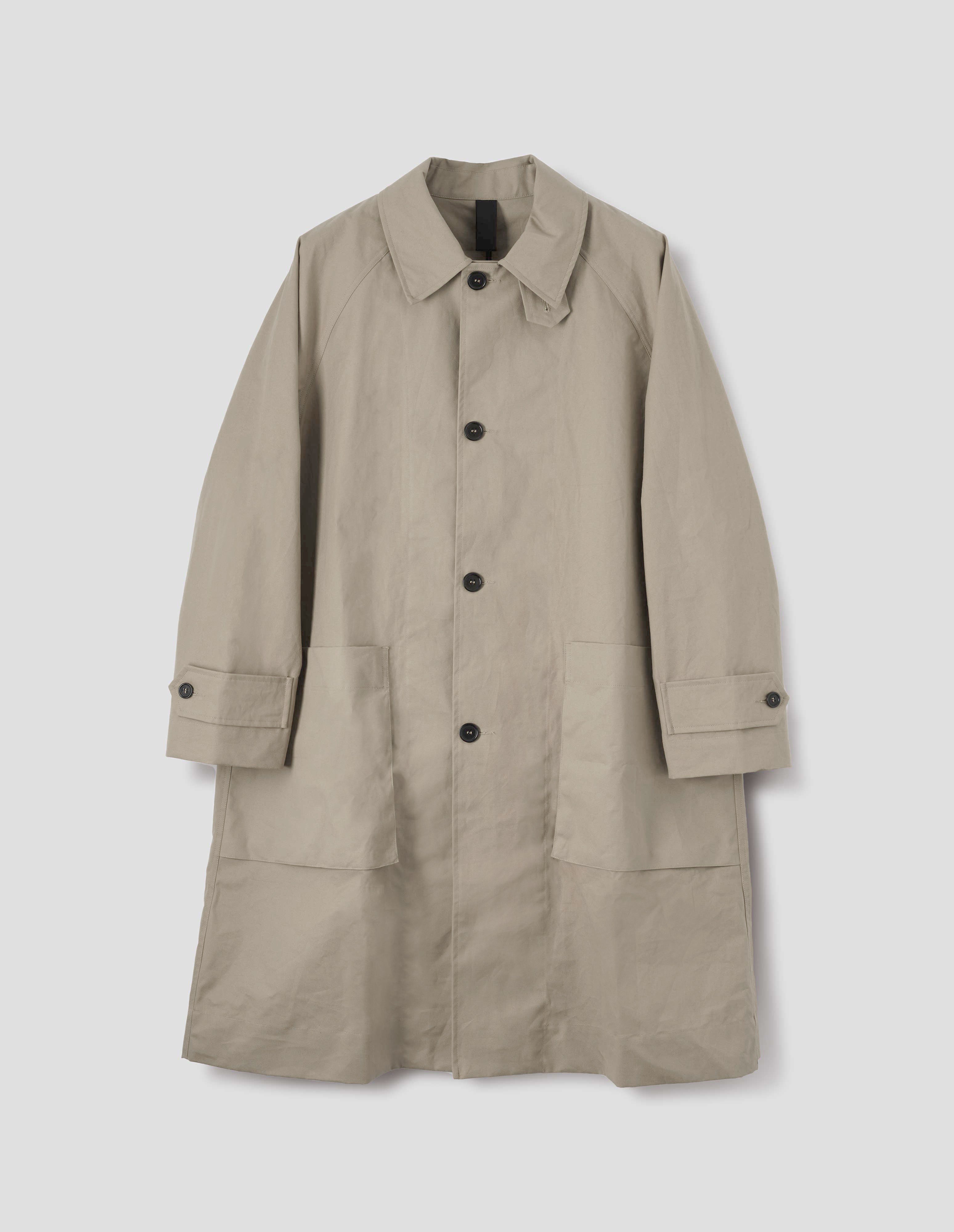 Concrete dry cotton canvas Railway Mac | MHL. by Margaret Howell