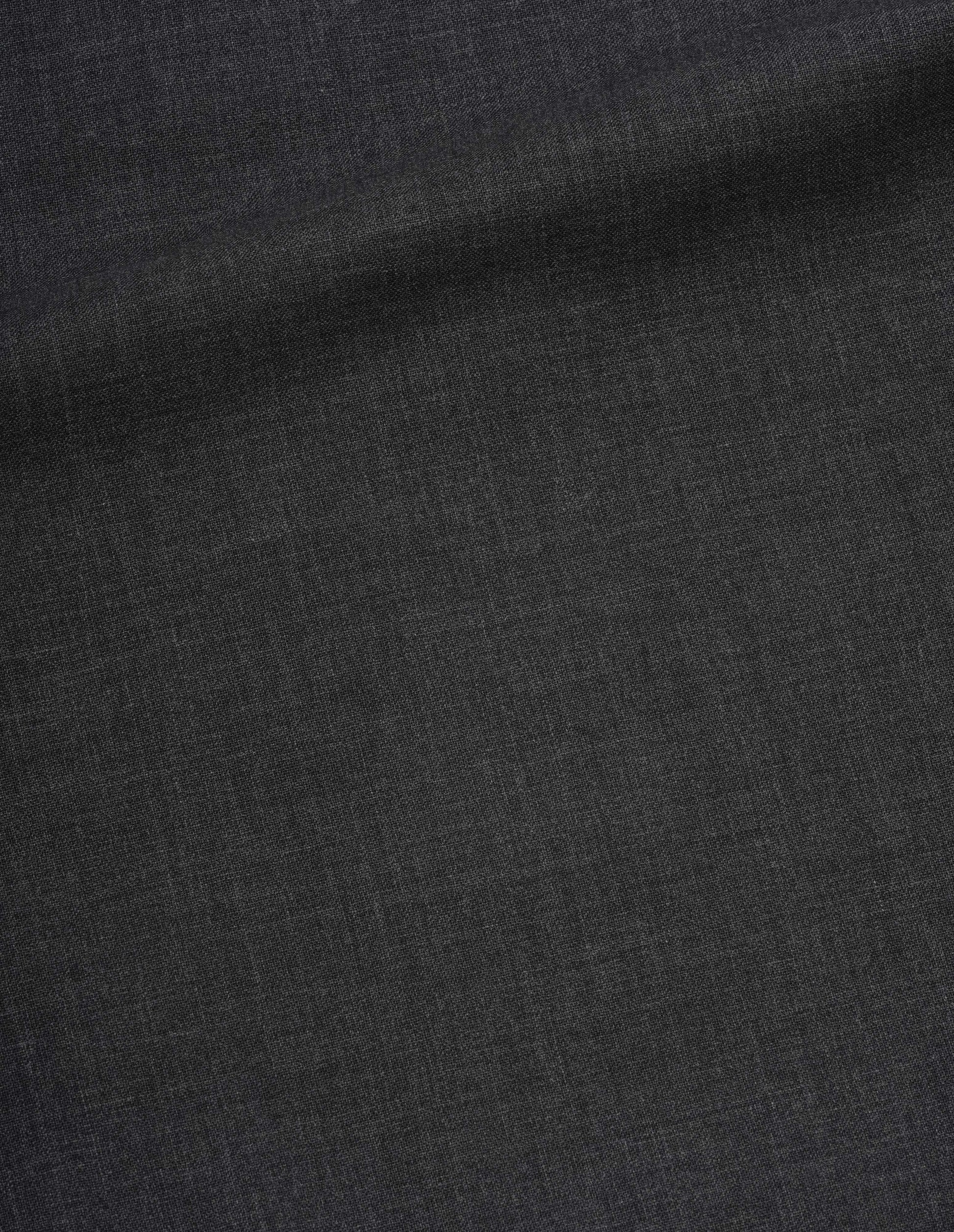 Grey crisp wool plainweave blazer, fabric swatch.