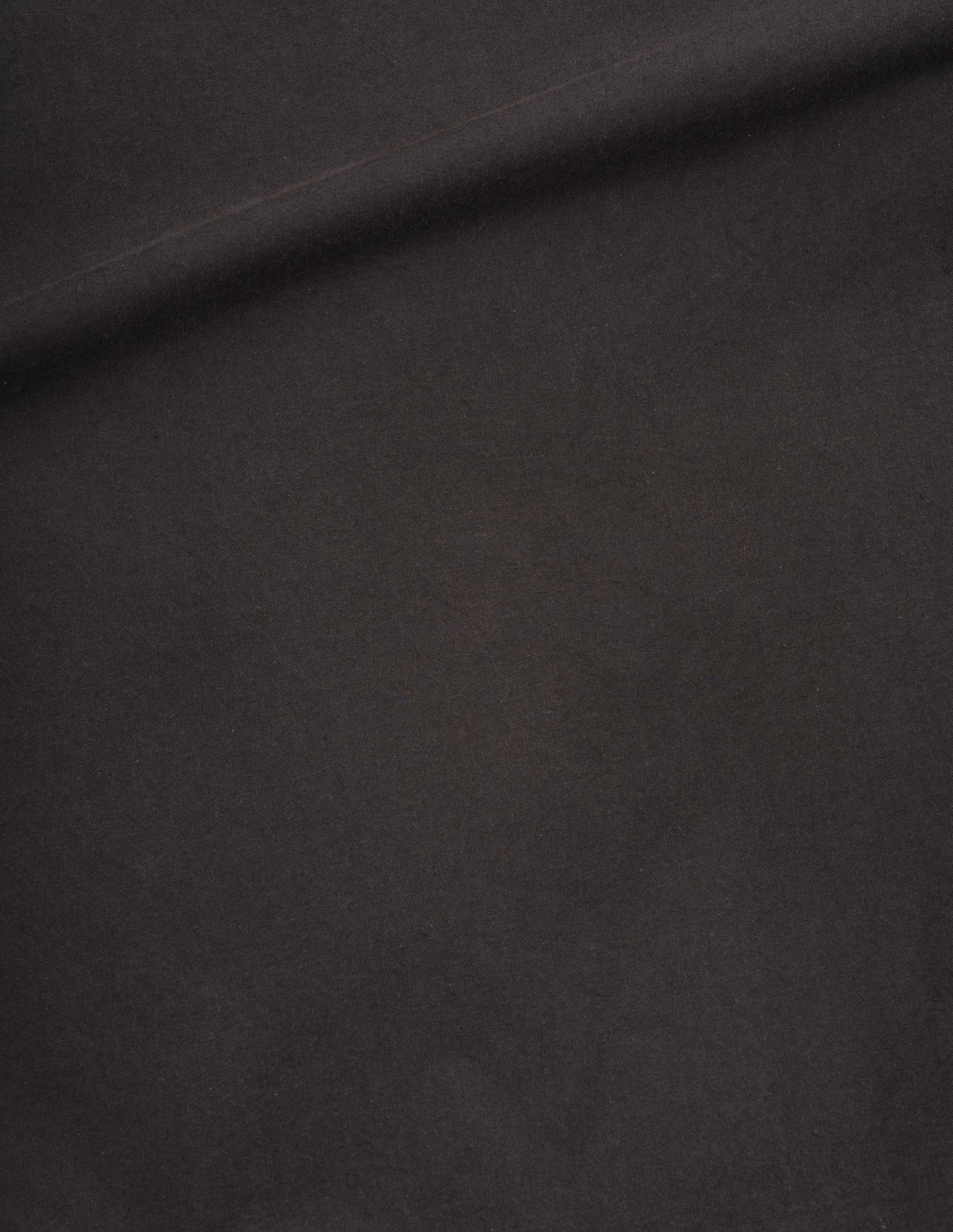 Dark brown dry plain weave cotton shorts, fabric swatch.