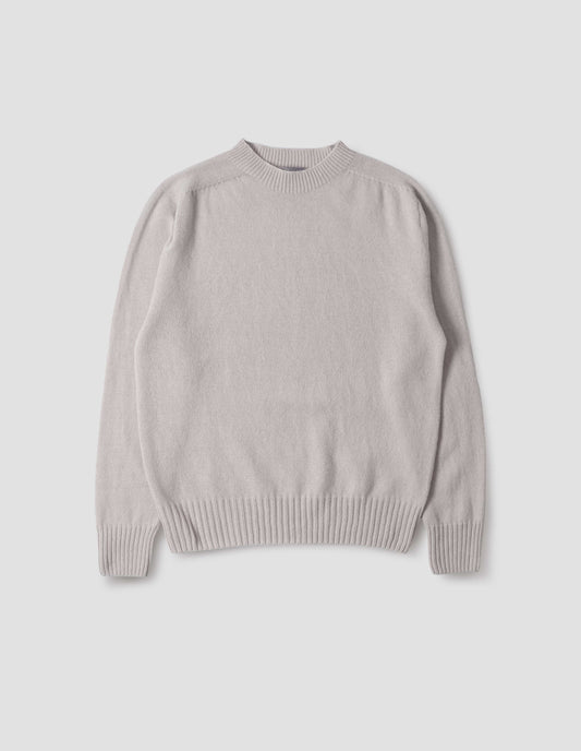 SEAMLESS CREW NECK | SOFT MERINO | CLOUD