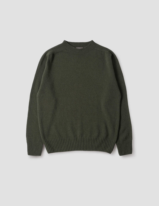 SEAMLESS CREW NECK | SOFT MERINO | CYPRESS