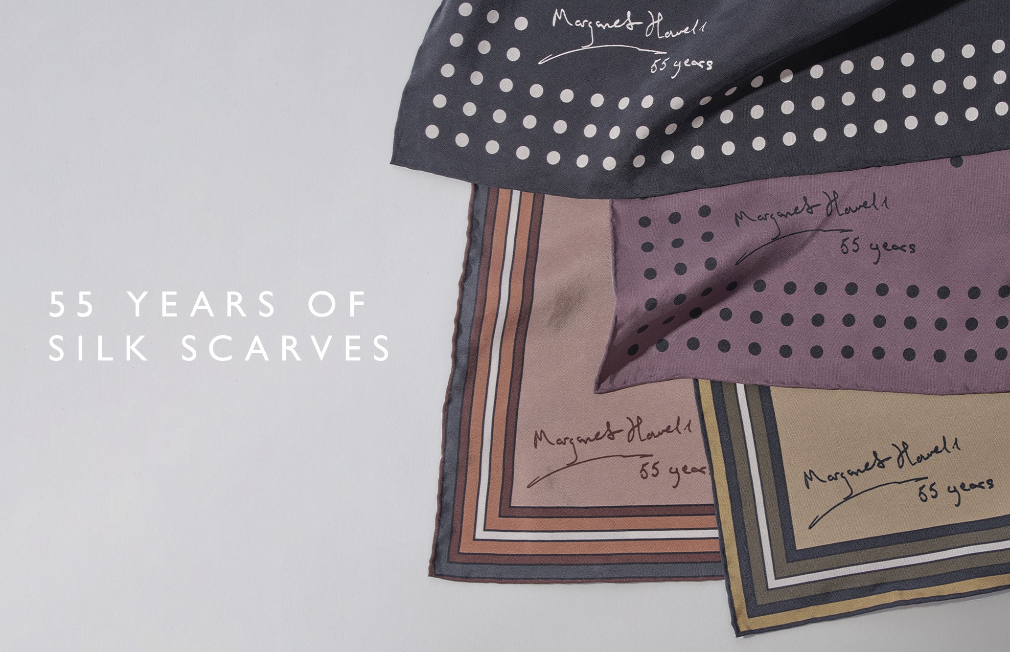 55 Years of Silk Scarves – Margaret Howell