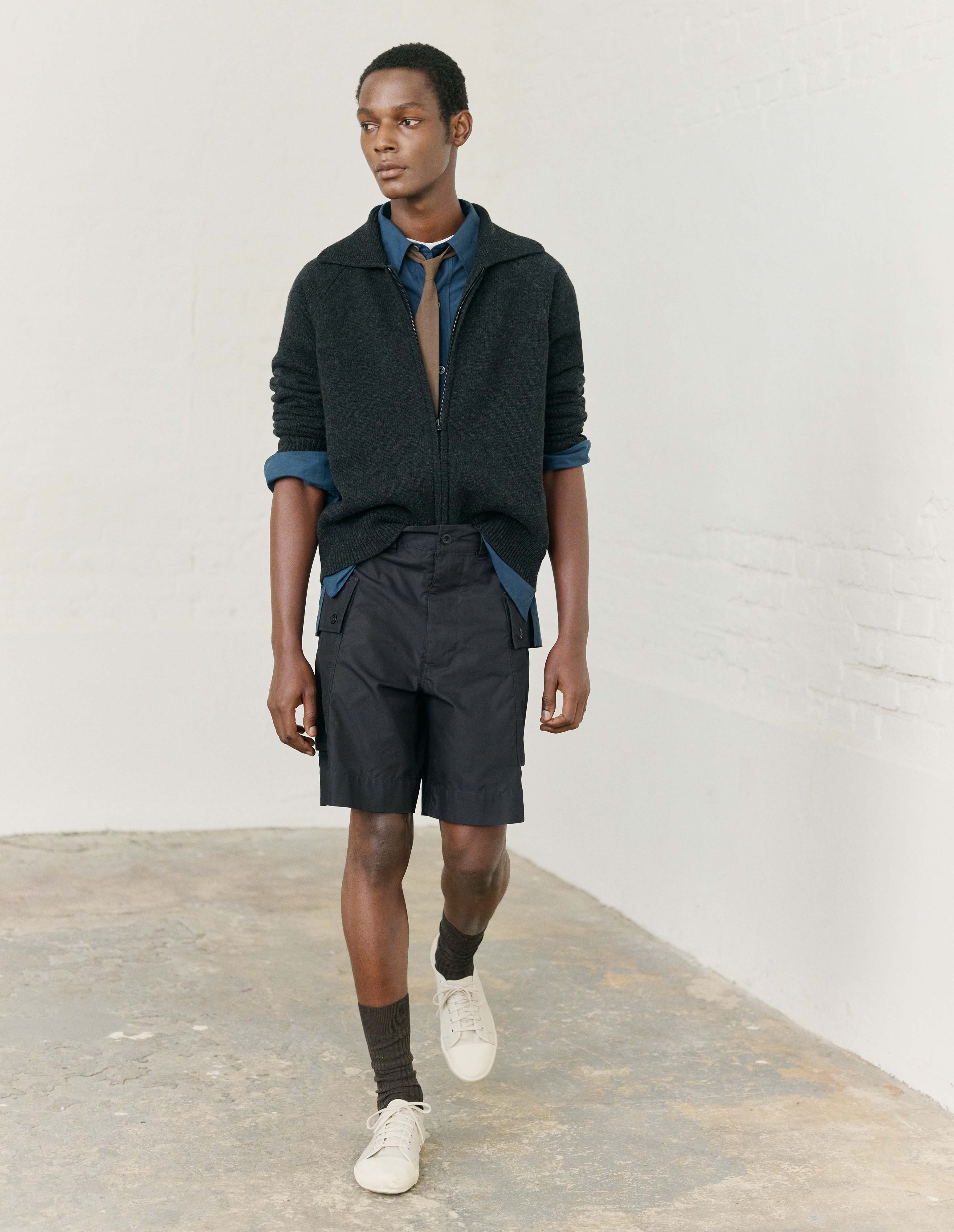 Marine yarn dye cotton Archive Overhead Shirt | Margaret Howell