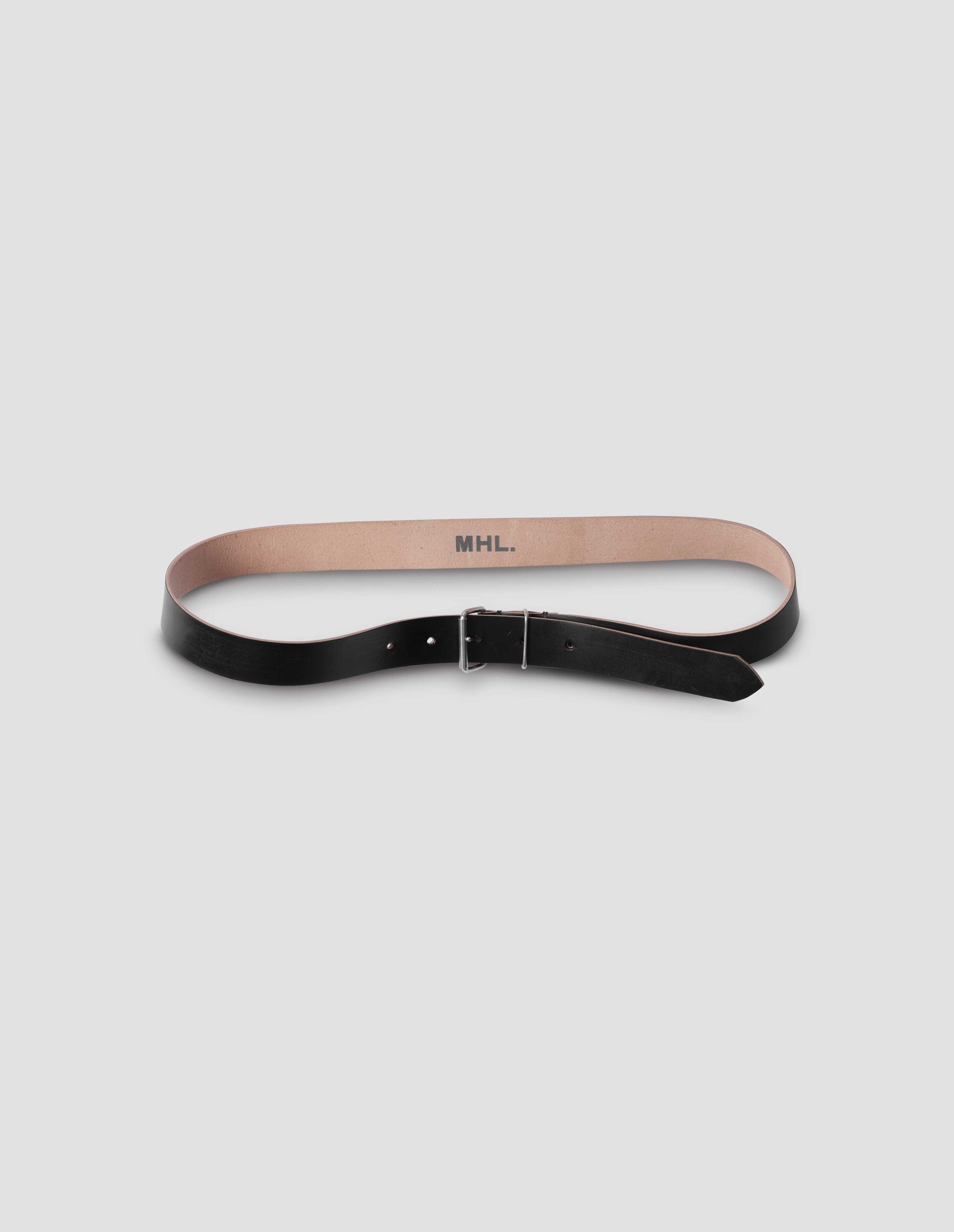 SIMPLE BELT LEATHER BLACK