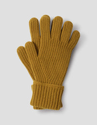 CUFF RIB GLOVE | SOFT SPUN WOOL | MUSTARD