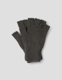 MHL. CUT OFF GLOVE | LAMBSWOOL | SEAWEED