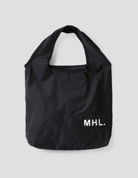 MHL. PARACHUTE TOTE | SOFT POLYAMIDE | BLACK