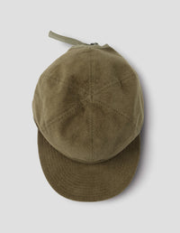 MHL. SOFT PEAK CAP | CORDUROY | KHAKI