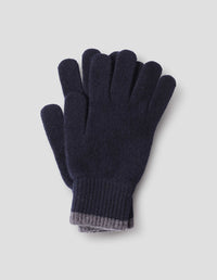 MHL. TIPPED FELTED GLOVE | LAMBSWOOL | INK / GREY