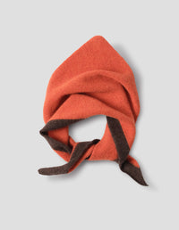 MHL. TIPPED SCOUT SCARF | LAMBSWOOL | EMBER / COCOA