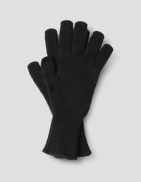 LONG CUFF GLOVES | CASHMERE MERINO | BLACK