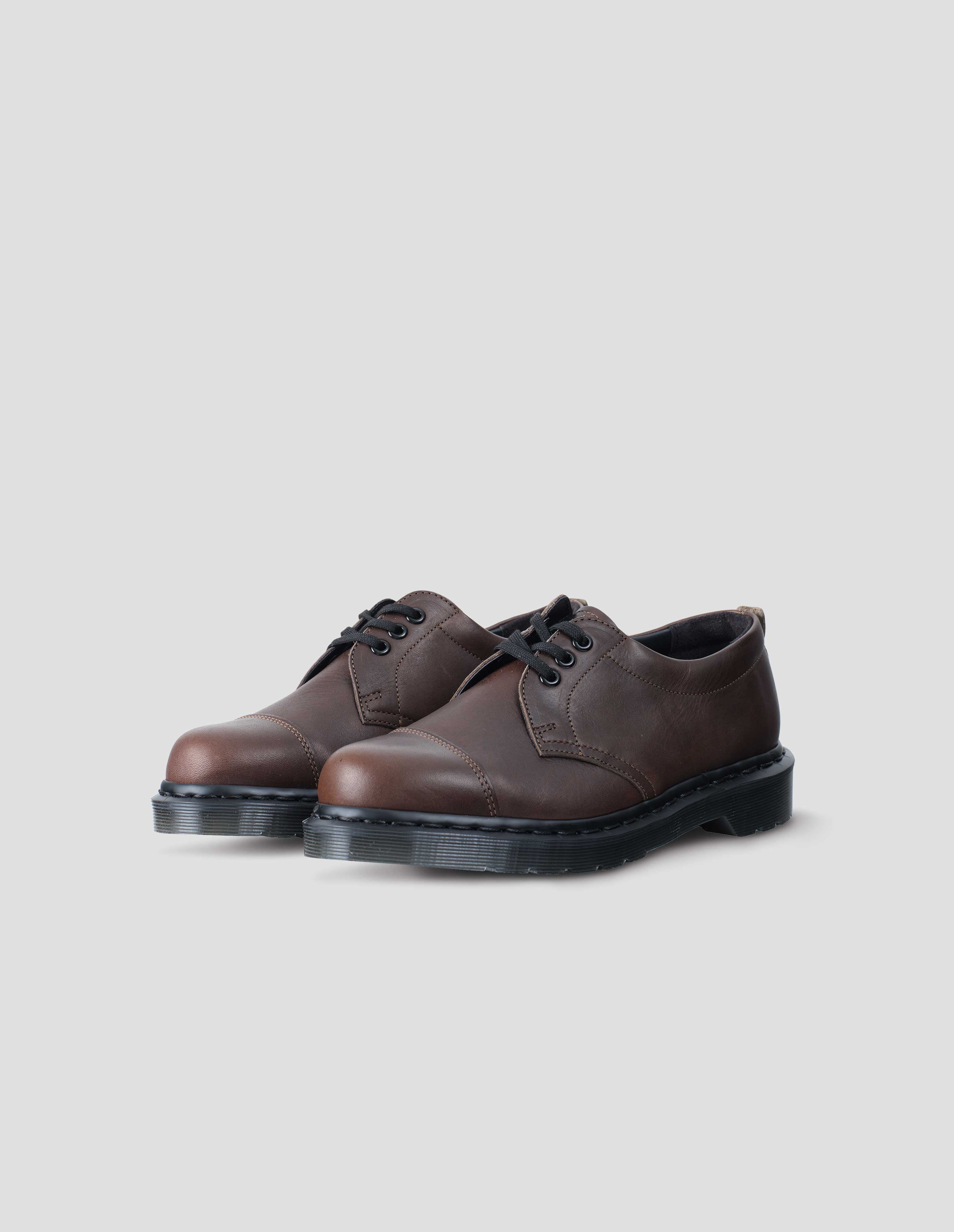 Black leather Deck Shoe | Margaret Howell