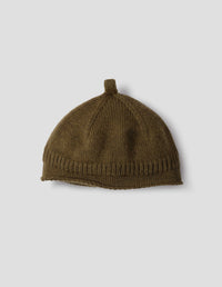 MHL. ROLLED HEM BEANIE | BRITISH MERINO | THICKET