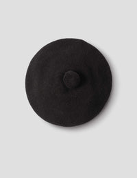 MHL. TAM O SHANTER | LAMBSWOOL | BLACK