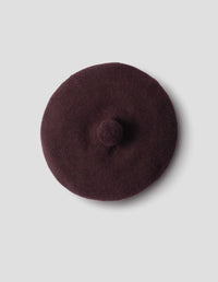 MHL. TAM O SHANTER | LAMBSWOOL | MAHOGANY