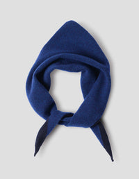 MHL. TIPPED SCOUT SCARF | LAMBSWOOL | COBALT / INDIGO