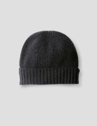 SOFT LOFTED BEANIE | CASHMERE MERINO | BLACK