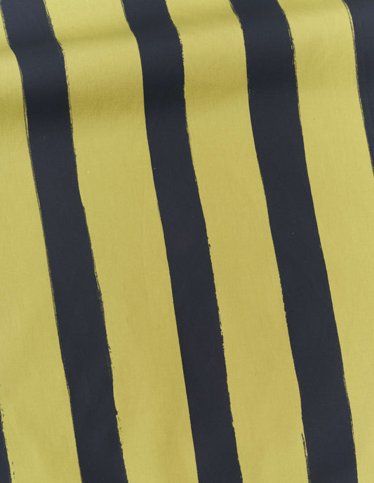 MHL. PRINTED WOVEN SCOUT SCARF | COMPACT COTTON POPLIN | FRESH OLIVE