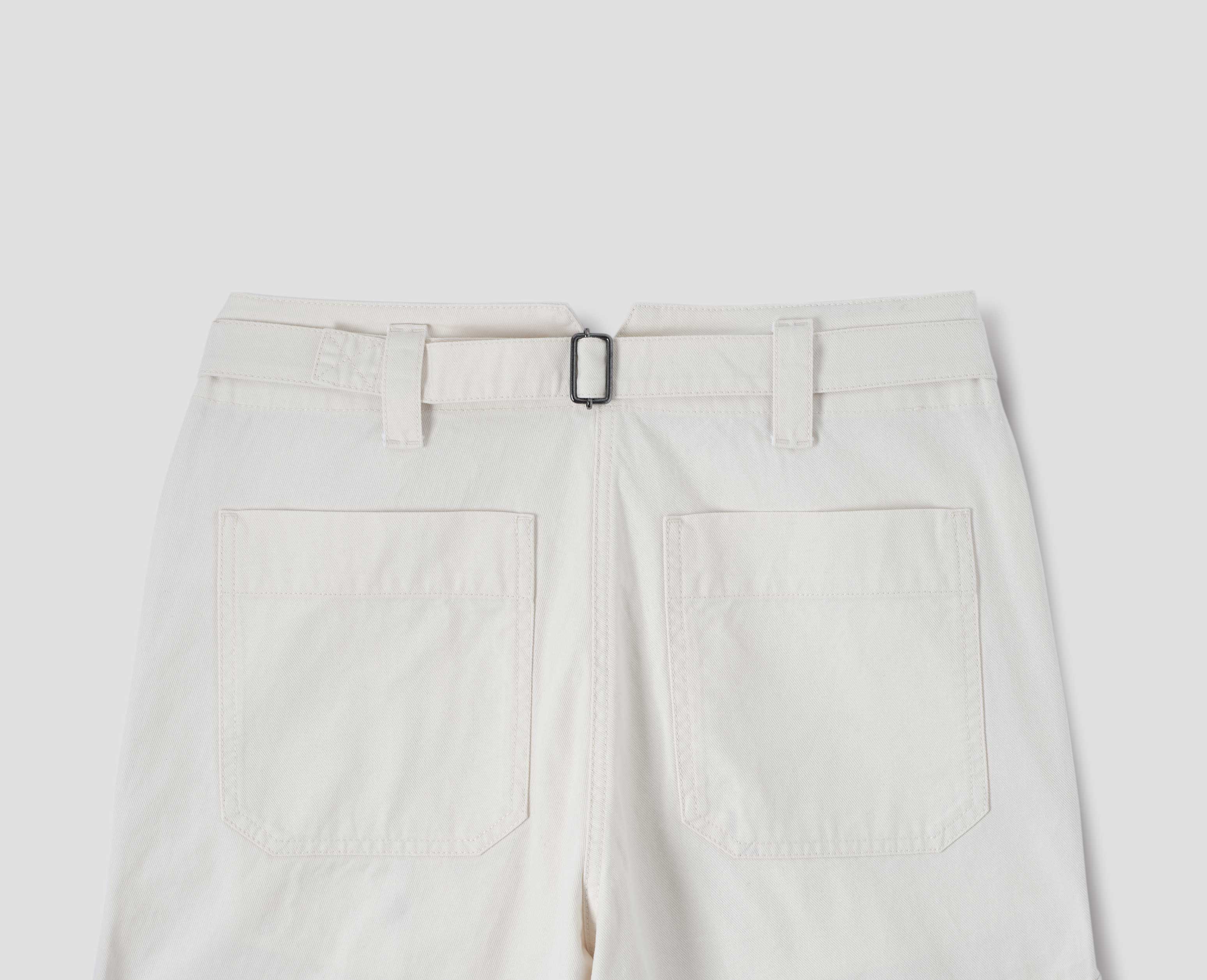 Off white cotton naval trouser | MHL. by Margaret Howell