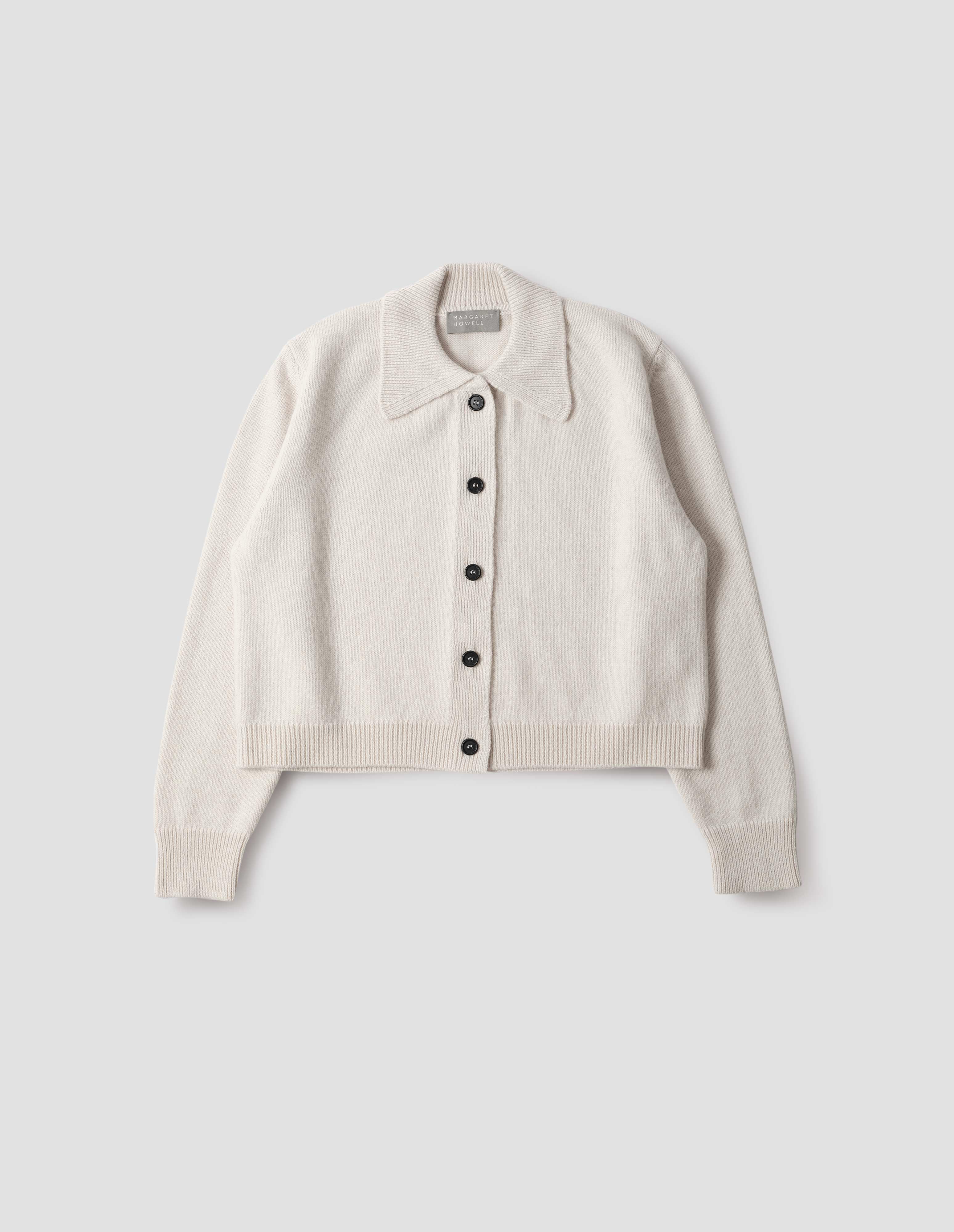 Ecru merino Cardigan Jacket | Margaret Howell