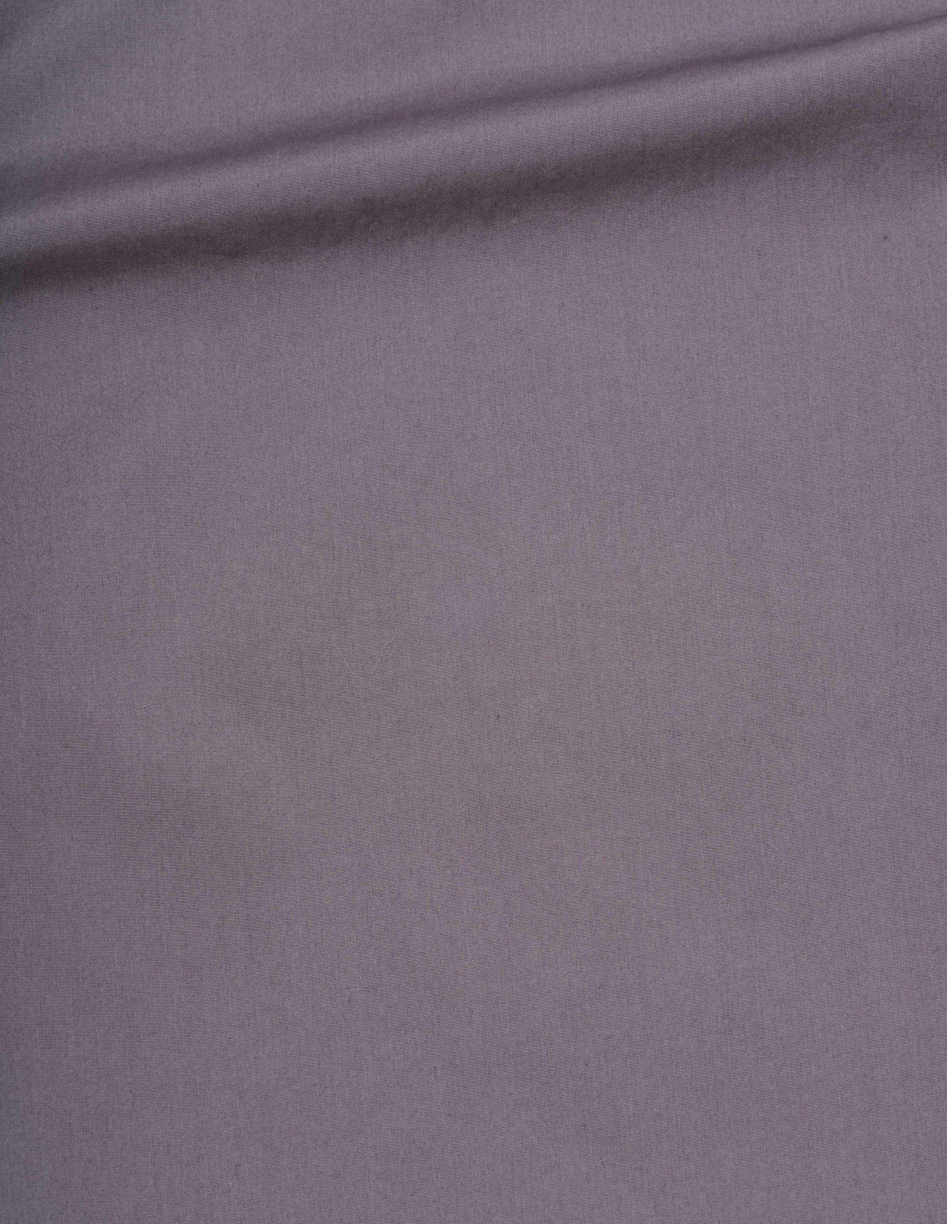 Brown paper cotton poplin shirt fabric swatch.