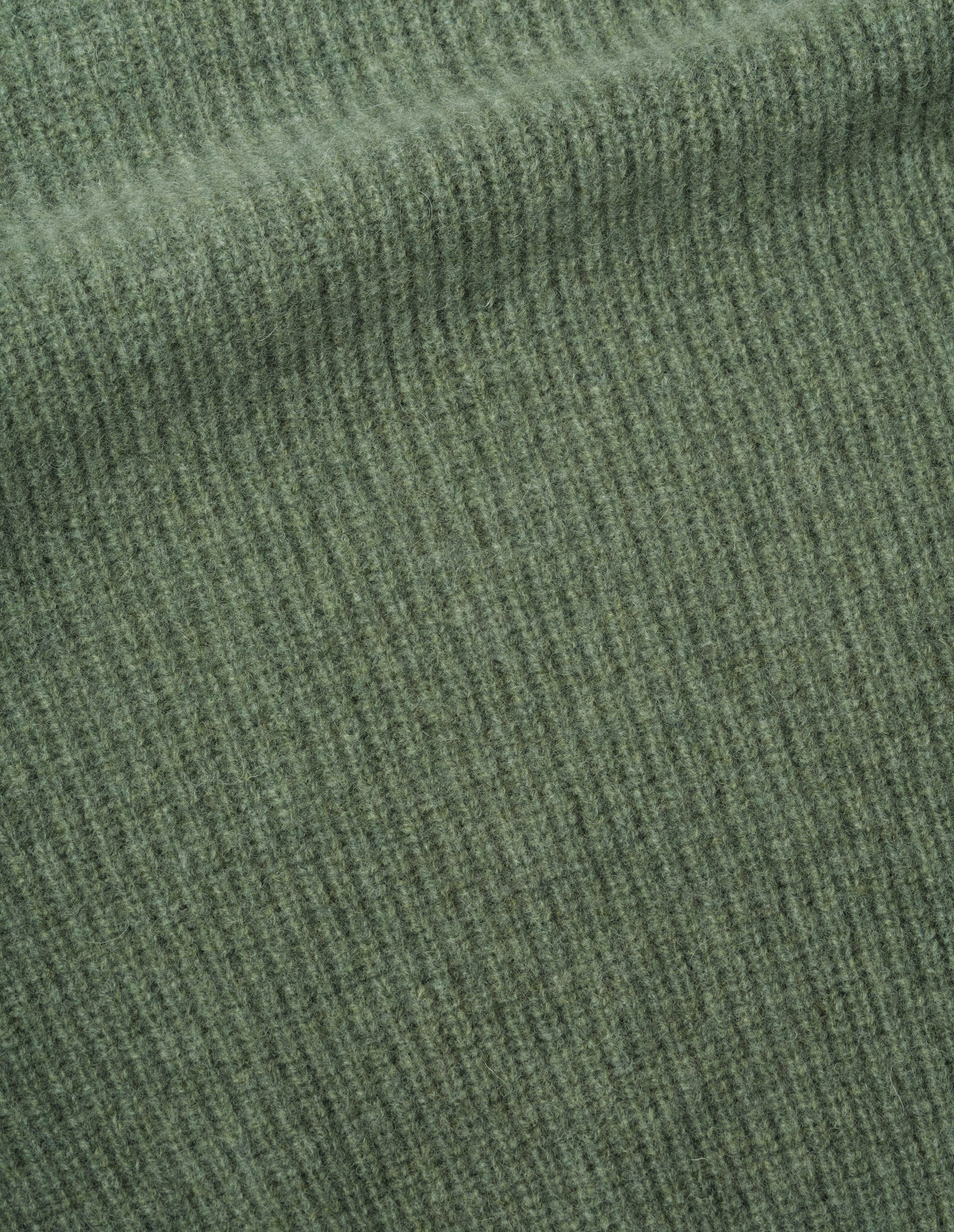 MARGARET HOWELL PLAINWEAVE BLEND L グリーン Sage lambswool 3 Button Polo | MHL. by Margaret Howell