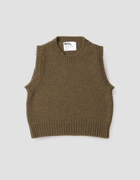MHL. CHUNKY CREW NECK SLIPOVER | BRITISH MERINO | THICKET