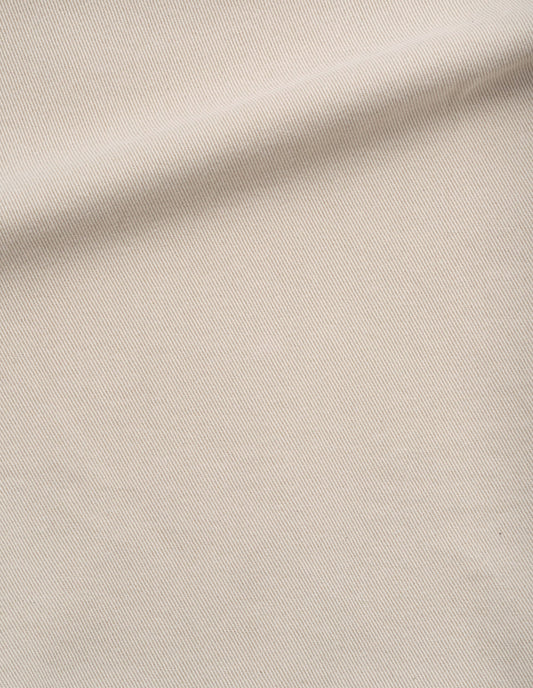 MHL. DOUBLE PLEAT SKIRT | COTTON WOOL DRILL | BONE