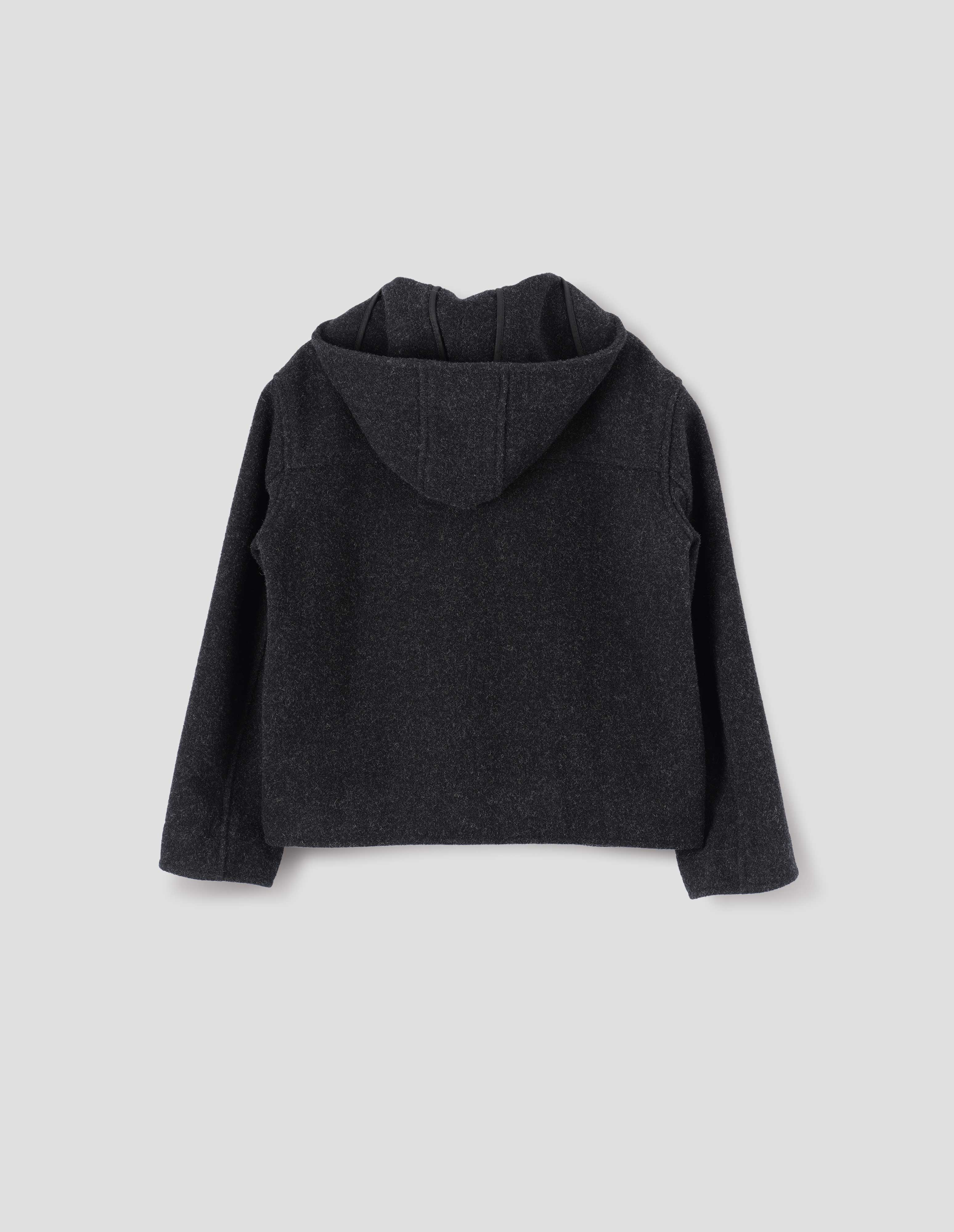Charcoal felted wool Short Duffle Coat | MHL. by Margaret Howell