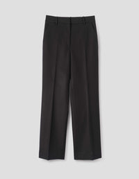 UNIFORM TROUSERS | SWANSKIN FLANNEL | BLACK