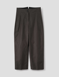 DEEP WAISTBAND TROUSERS | DRY COTTON DRILL | ELEPHANT
