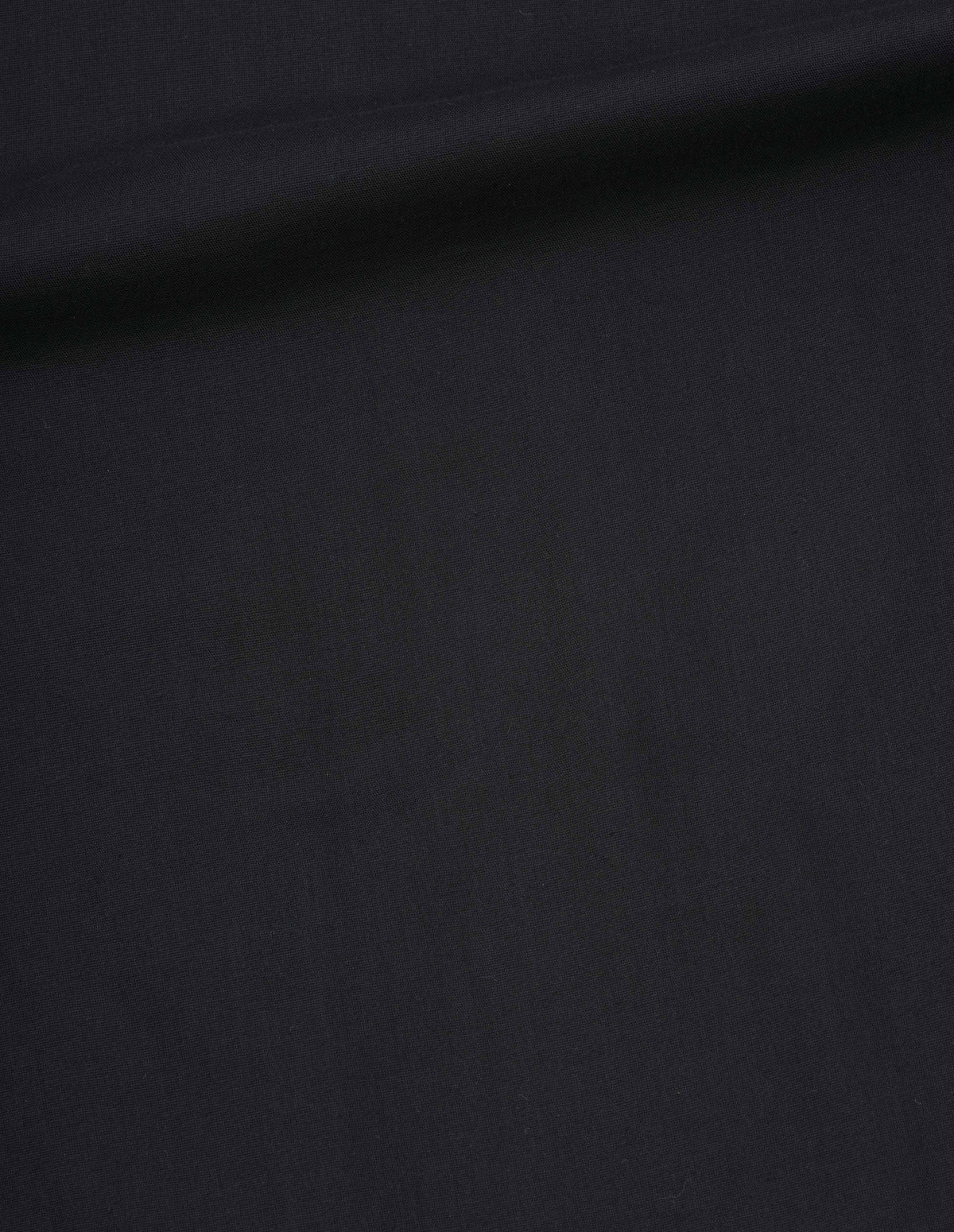 Black cotton cashmere voile shirt fabric swatch. 