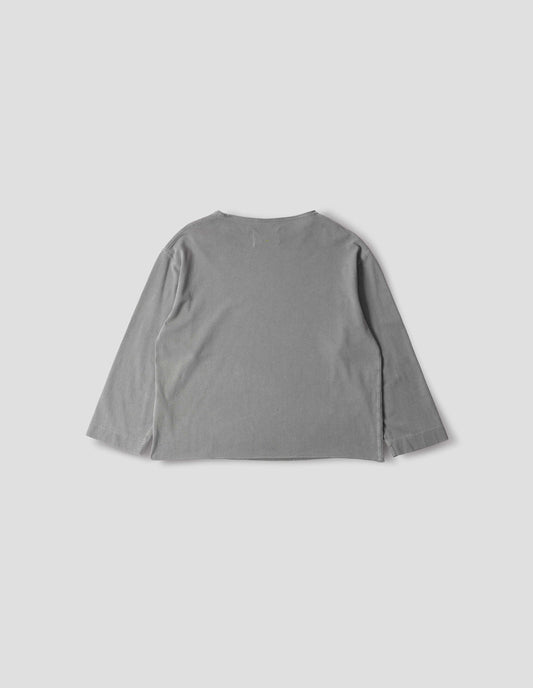 MHL. ROLLED EDGE LONG SLEEVE | LIGHTWEIGHT COTTON JERSEY | LEAD