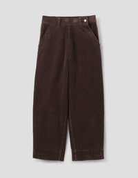 MHL. UTILITY TROUSERS | 8 WALE COTTON CORDUROY | CHESTNUT