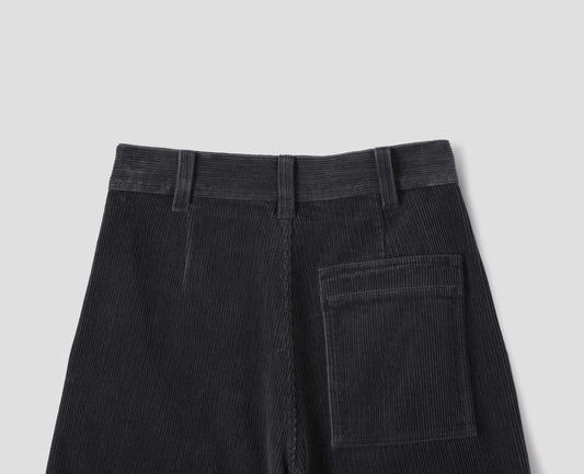 MHL. UTILITY TROUSERS | 8 WALE COTTON CORDUROY | SLATE