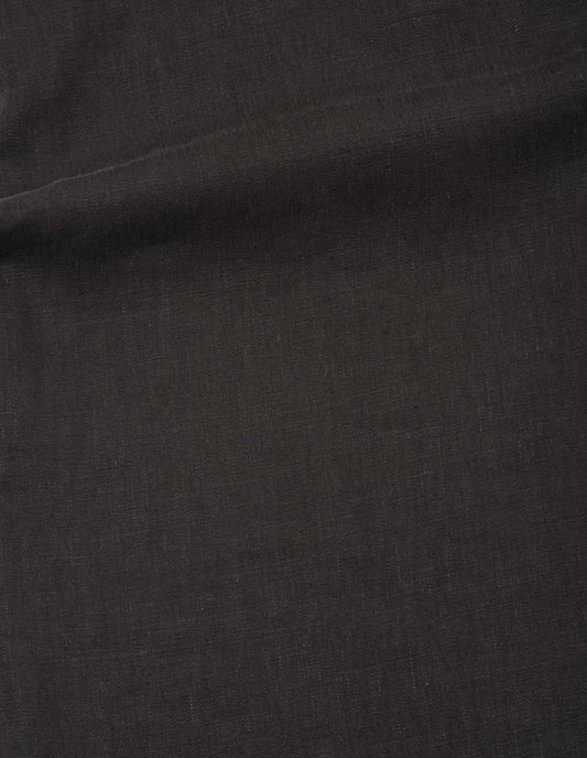 Brown skirt compact linen fabric swatch.