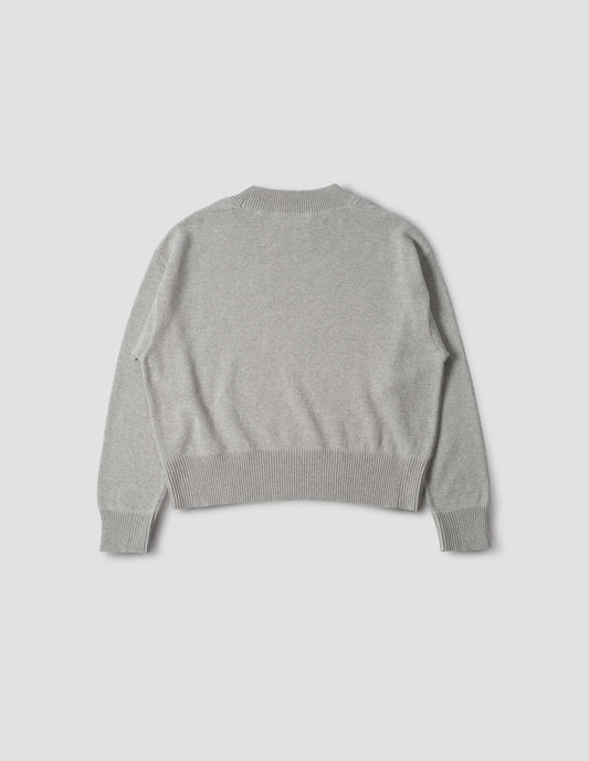 MHL. FLATLOCK GUERNSEY | DRY COTTON | LIGHT GREY