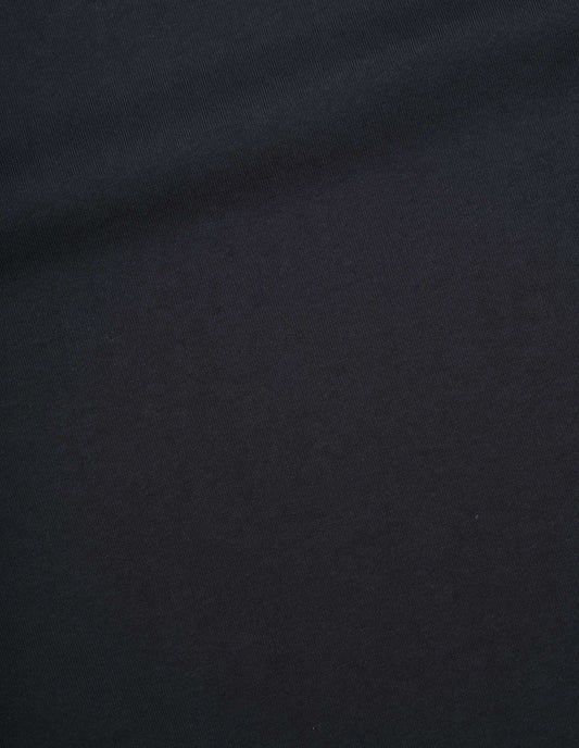 Black dress light cotton jersey fabric swatch.