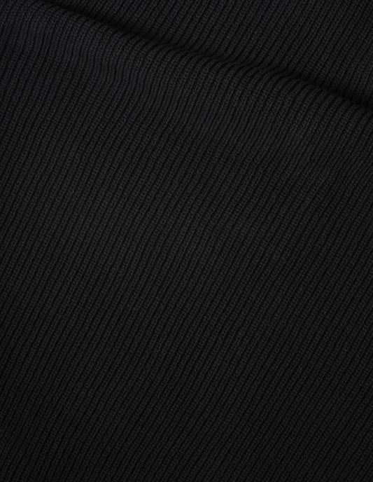 MHL. SINGLE BUTTON POLO | DRY COTTON | BLACK