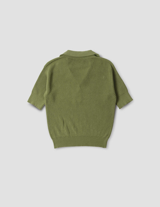 MHL. SINGLE BUTTON POLO | DRY COTTON | GRASS