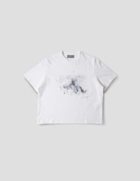 GRASSES T SHIRT | COTTON JERSEY | WHITE