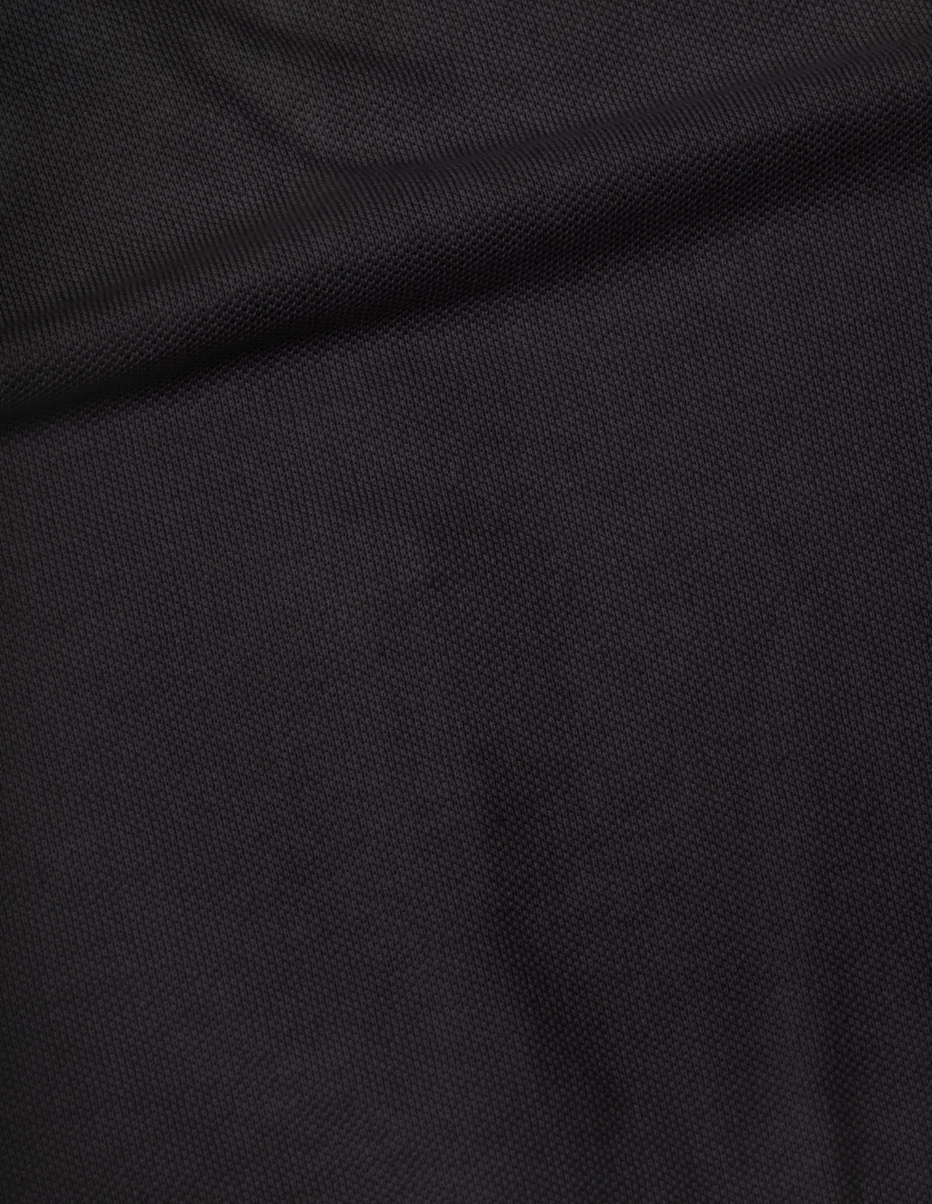 Black cotton cashmere Knitted Short Sleeve Shirt | Margaret Howell
