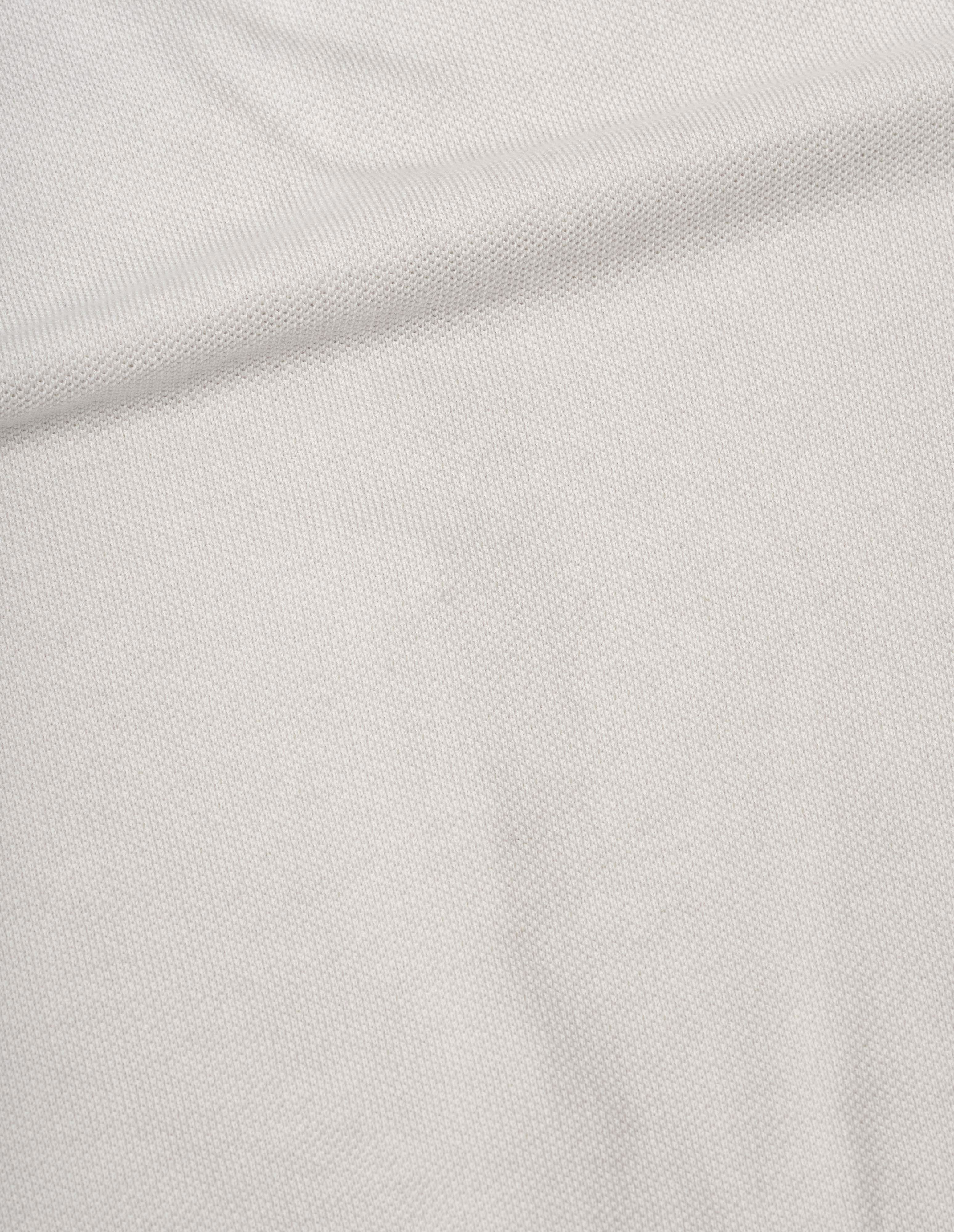 Off white cotton cashmere Knitted Short Sleeve Shirt | Margaret Howell