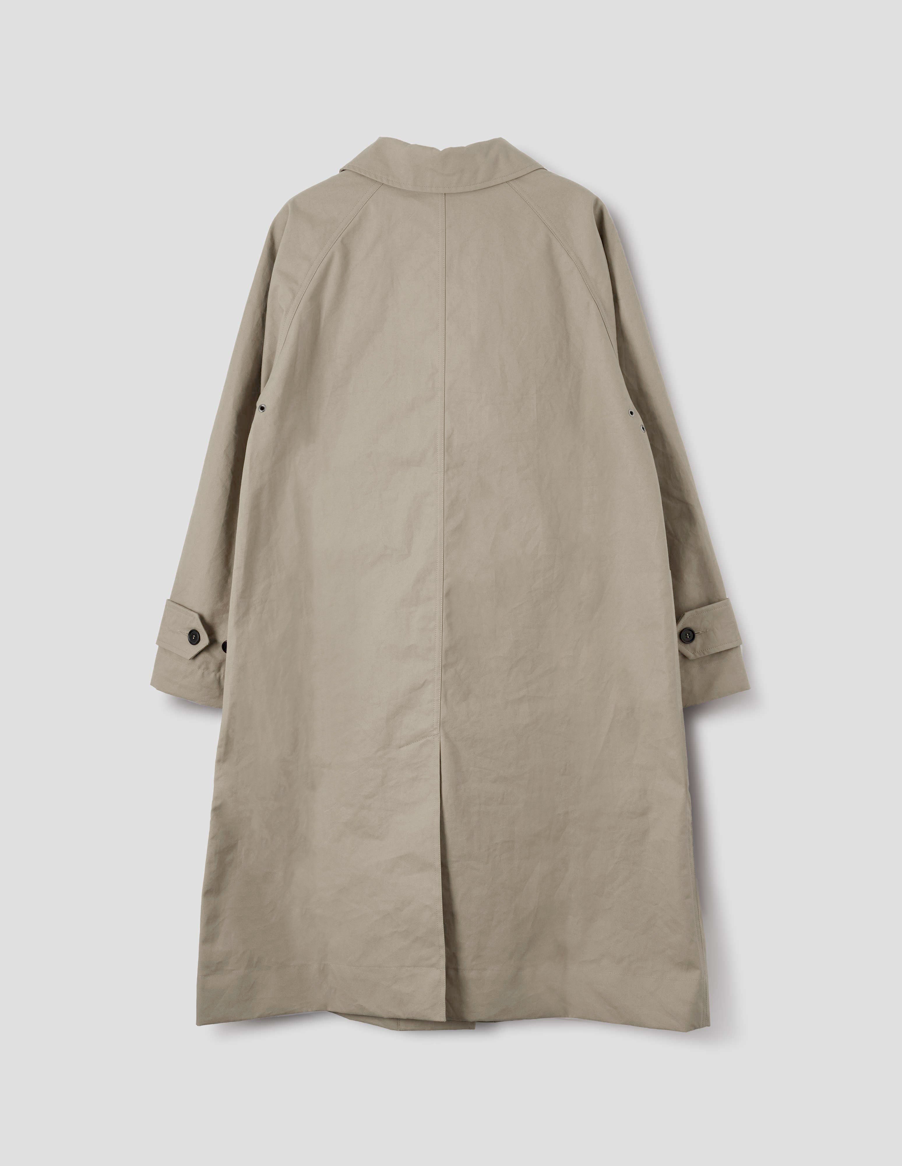 美品 MHL. COATING COTTON RAMIE 23AW Marie MR01 Cream Makrome Dokumalı Makine Halısı