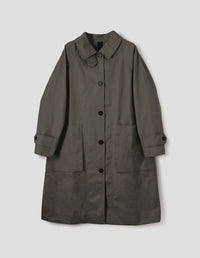 MHL. RAILWAY MAC | DRY COTTON CANVAS | ELEPHANT