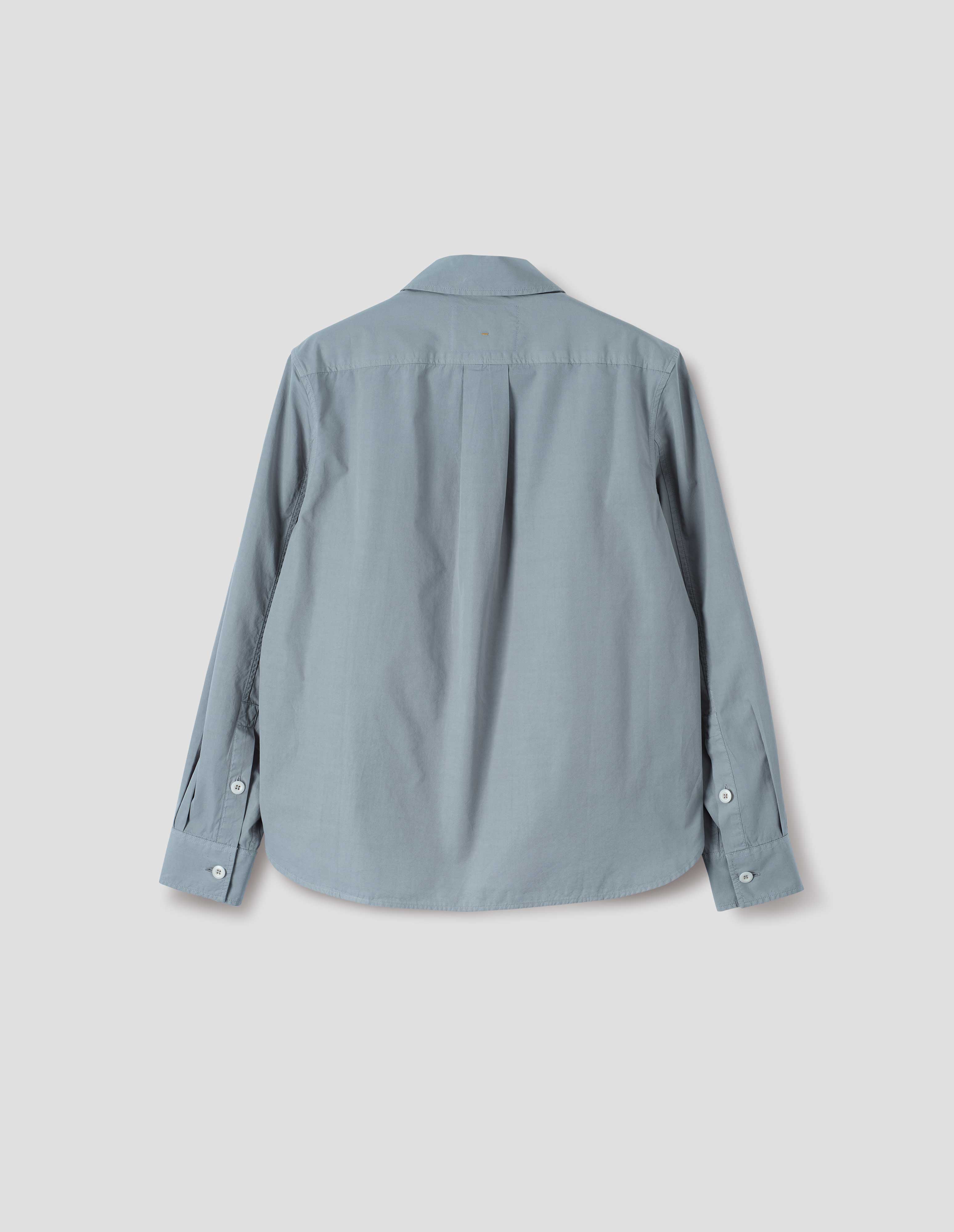 Fog compact cotton poplin Simple Shirt | MHL. by Margaret Howell